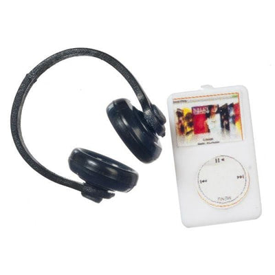 Dollhouse Miniature MP3 with Headphones - Little Shop of Miniatures
