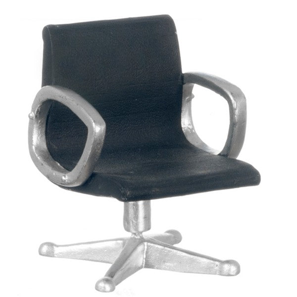 Black Eames Dollhouse Miniature Office Chair Little Shop of Miniatures