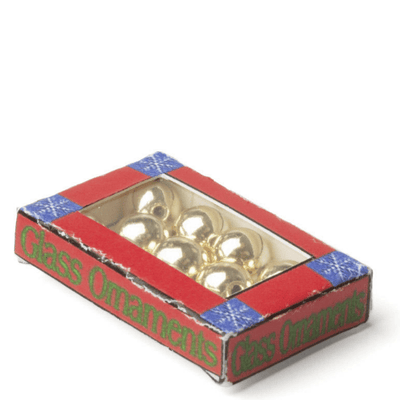 Box of Dollhouse Miniature Ornaments - Little Shop of Miniatures