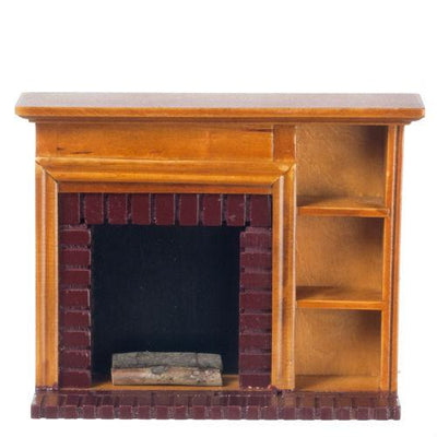 dollhouse miniature fireplace