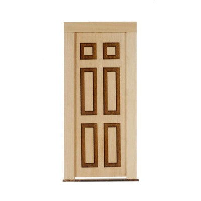 dollhouse miniature wood door
