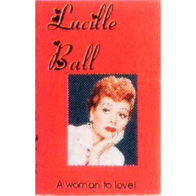 Dollhouse Miniature Lucille Ball Book - Little Shop of Miniatures