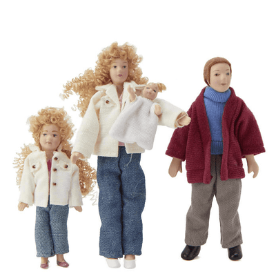 Tucker Dollhouse Doll Family - Little Shop of Miniatures