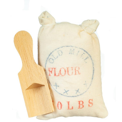Dollhouse Miniature Flour Sack & Scoop - Little Shop of Miniatures