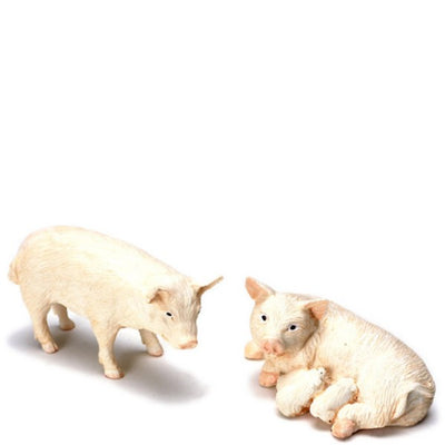 Dollhouse Miniature Pig Family - Little Shop of Miniatures