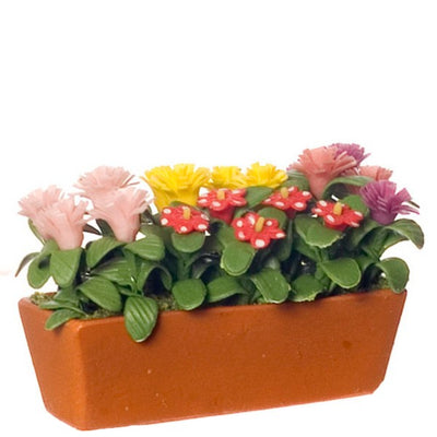 Dollhouse Miniature Flower Planter Box - Little Shop of Miniatures