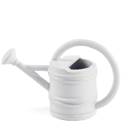 White Dollhouse Miniature Watering Can - Little Shop of Miniatures