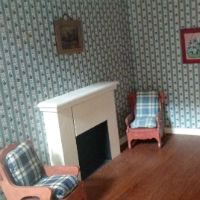 How to Wallpaper a Dollhouse