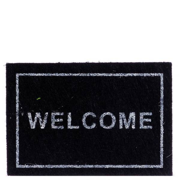 Black Dollhouse Miniature Mat Little Shop of Miniatures