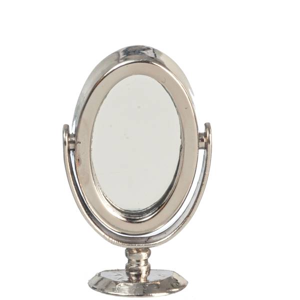 Small Silver Dollhouse Miniature Table Mirror – Little Shop of Miniatures