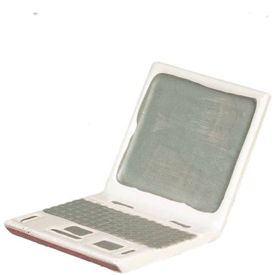 White Dollhouse Miniature Laptop Computer – Little Shop of Miniatures