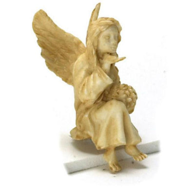 Sitting Dollhouse Miniature Angel Statue - Little Shop of Miniatures