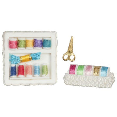 Dollhouse Miniature Sewing Accessories Kit - Little Shop of Miniatures