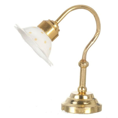 Nonworking Gold Dollhouse Miniature Table Lamp - Little Shop of Miniatures