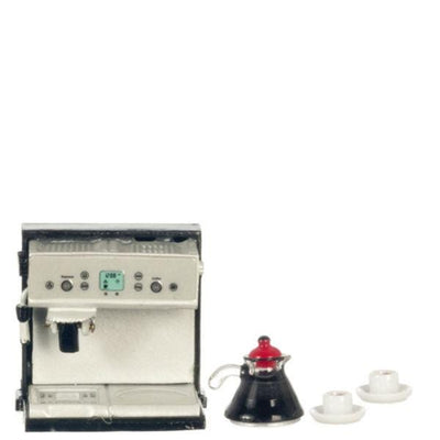 Dollhouse Miniature Coffee Machine & Pot - Little Shop of Miniatures