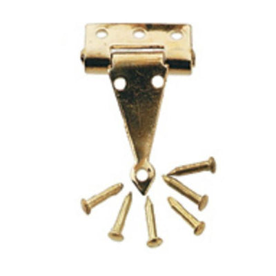 Gold Dollhouse Miniature T-Hinges with Nails - Little Shop of Miniatures
