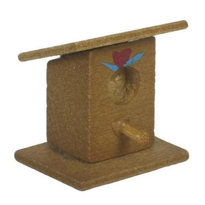 Wood Dollhouse Miniature Birdhouse - Little Shop of Miniatures