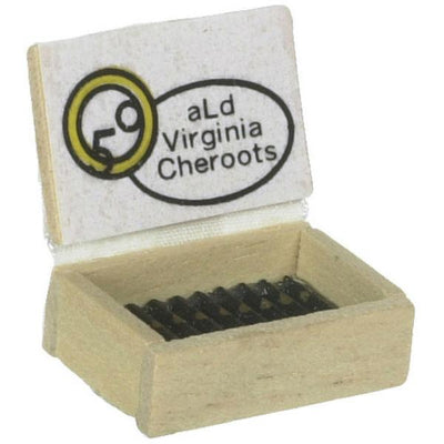 Dollhouse Miniature Cigar Box - Little Shop of Miniatures