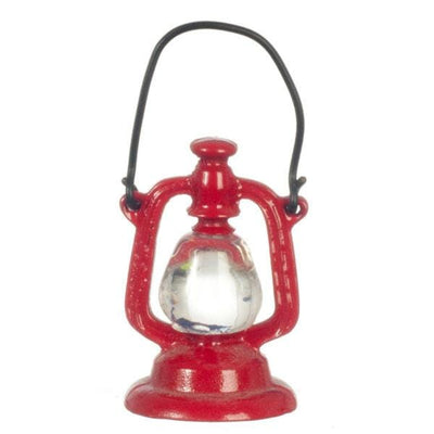 Red Dollhouse Miniature Lantern - Little Shop of Miniatures