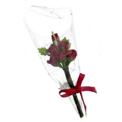 Bouquet of Dollhouse Miniature Red Roses - Little Shop of Miniatures