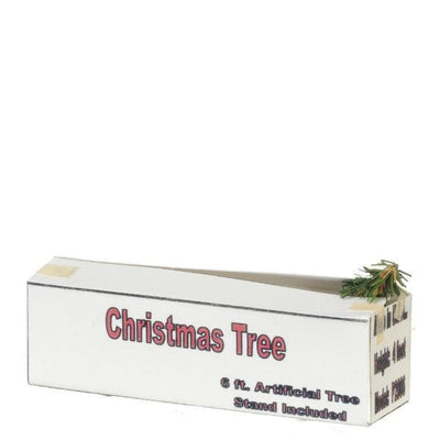 Dollhouse Miniature Christmas Tree Box - Little Shop of Miniatures