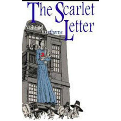 "The Scarlet Letter" Dollhouse Miniature Book with Printed Pages - Little Shop of Miniatures