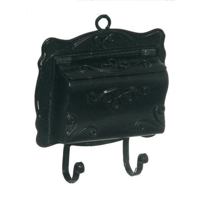 Black Dollhouse Miniature Mailbox - Little Shop of Miniatures