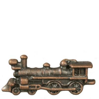 Bronze Dollhouse Miniature Toy Train - Little Shop of Miniatures