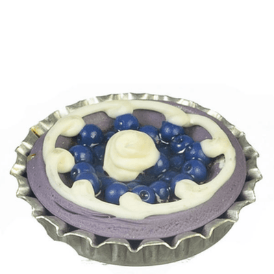 Dollhouse Miniature Blueberry Pie - Little Shop of Miniatures