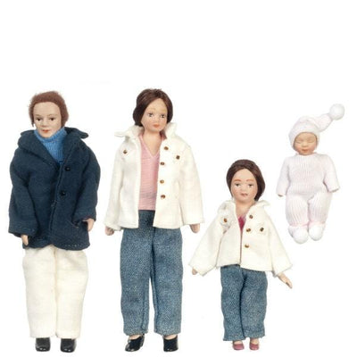 Johnson Family Dollhouse Dolls - Little Shop of Miniatures