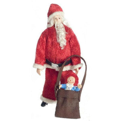 1/24 Scale Santa with Gift Bag - Little Shop of Miniatures