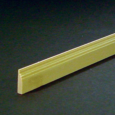 Dollhouse Baseboard with Skirt Trim - Little Shop of Miniatures