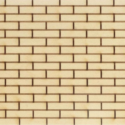 Dollhouse Miniature Brick Siding - Little Shop of Miniatures