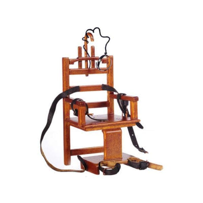 "Old Sparky" Dollhouse Miniature Electric Chair - Little Shop of Miniatures