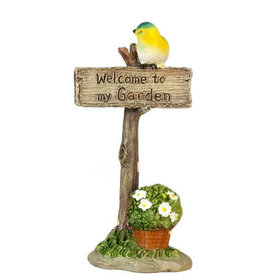 Dollhouse Miniature Garden Sign - Little Shop of Miniatures