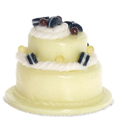 Dollhouse Miniature Tiered Oreo Cake - Little Shop of Miniatures