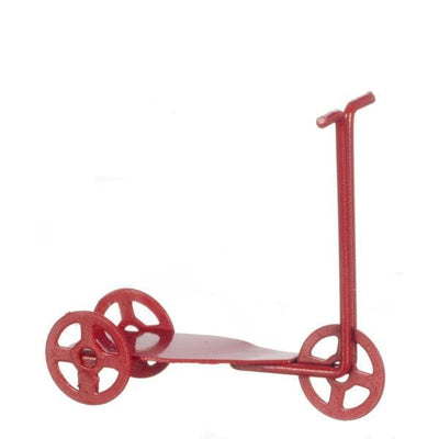 Red Dollhouse Miniature Scooter - Little Shop of Miniatures