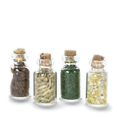 Dollhouse Miniature Spice Seed Jars - Little Shop of Miniatures