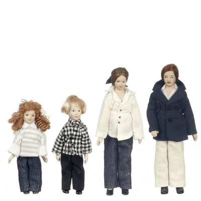 Wilson Dollhouse Miniature Family - Little Shop of Miniatures