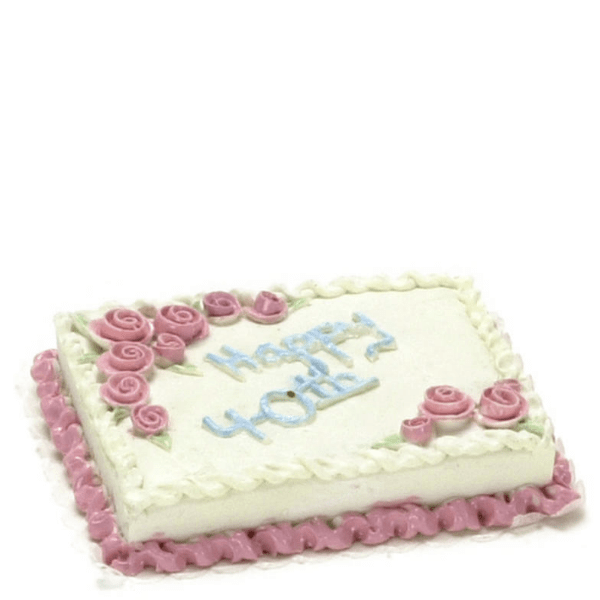 Dollhouse Miniature 40th Birthday Cake – Little Shop of Miniatures