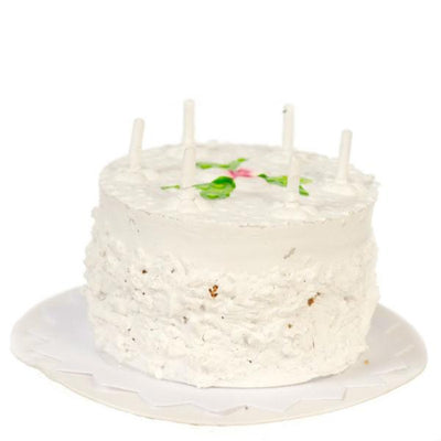 Dollhouse Miniature Birthday Cake with Candles - Little Shop of Miniatures