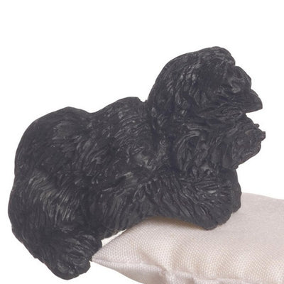 Dollhouse Miniature Black West Highland Terrier - Little Shop of Miniatures
