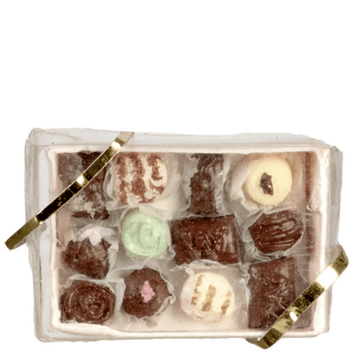 Dollhouse Miniature Box of Chocolates - Little Shop of Miniatures