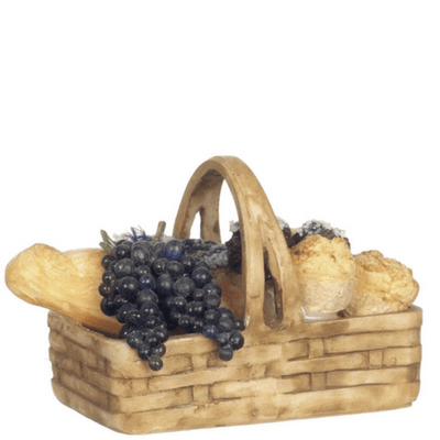 Dollhouse Miniature Bread Basket - Little Shop of Miniatures