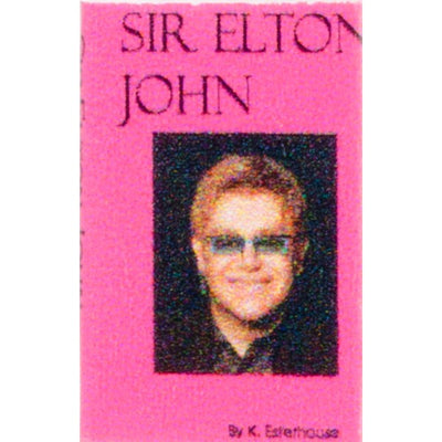 Dollhouse Miniature Elton John Book - Little Shop of Miniatures