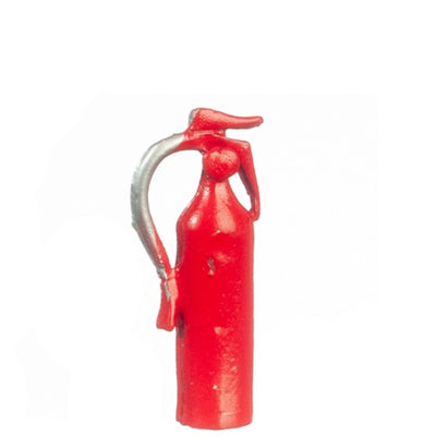 Red Dollhouse Miniature Fire Extinguisher - Little Shop of Miniatures
