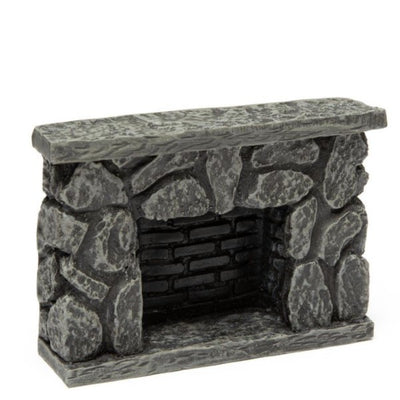 Dollhouse Miniature Fieldstone Fireplace - Little Shop of Miniatures