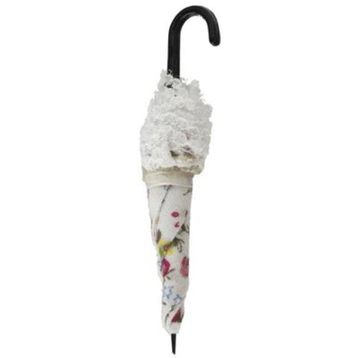 Dollhouse Miniature Floral Umbrella - Little Shop of Miniatures