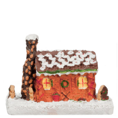 Dollhouse Miniature Gingerbread House - Little Shop of Miniatures