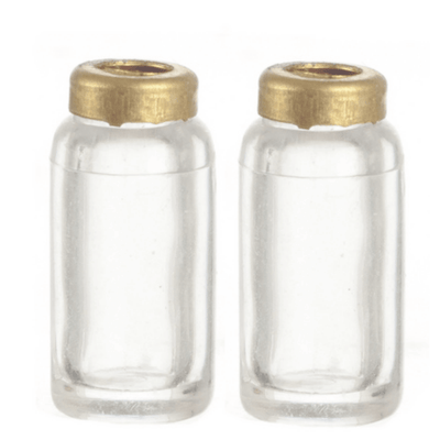 Dollhouse Miniature Glass Canisters - Little Shop of Miniatures